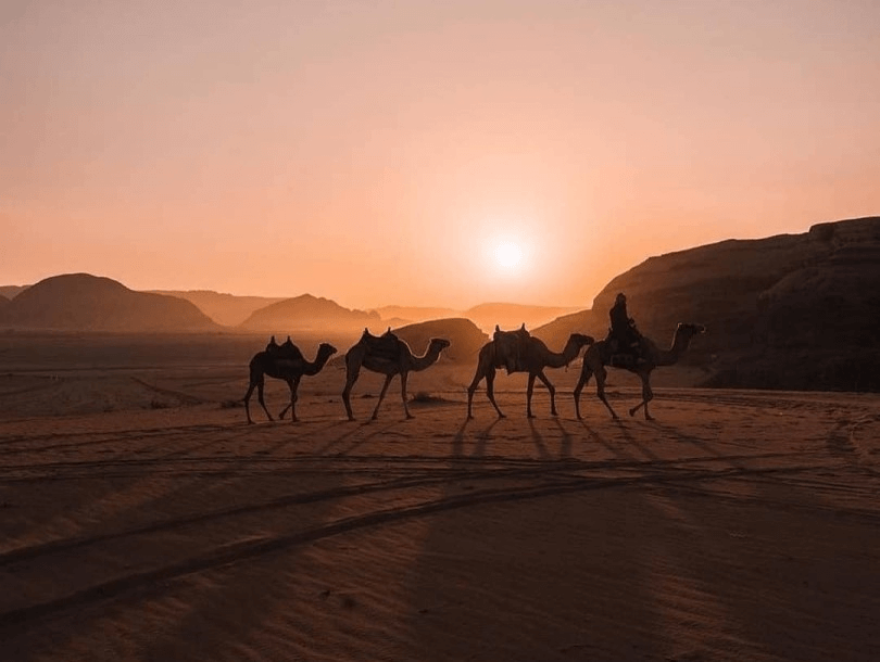 Sunset Wadi Rum Jordanie
