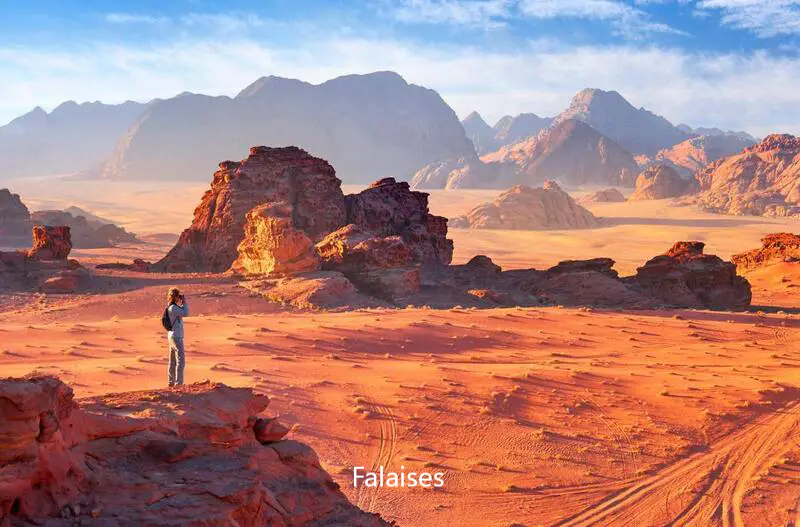 Falaises Wadi Rum Jordanie