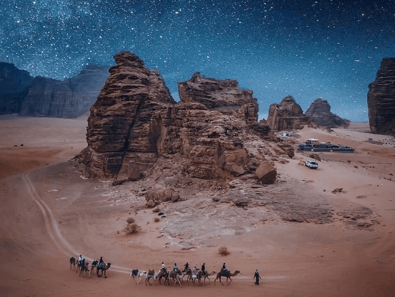 Etoiles Wadi Rum Jordanie
